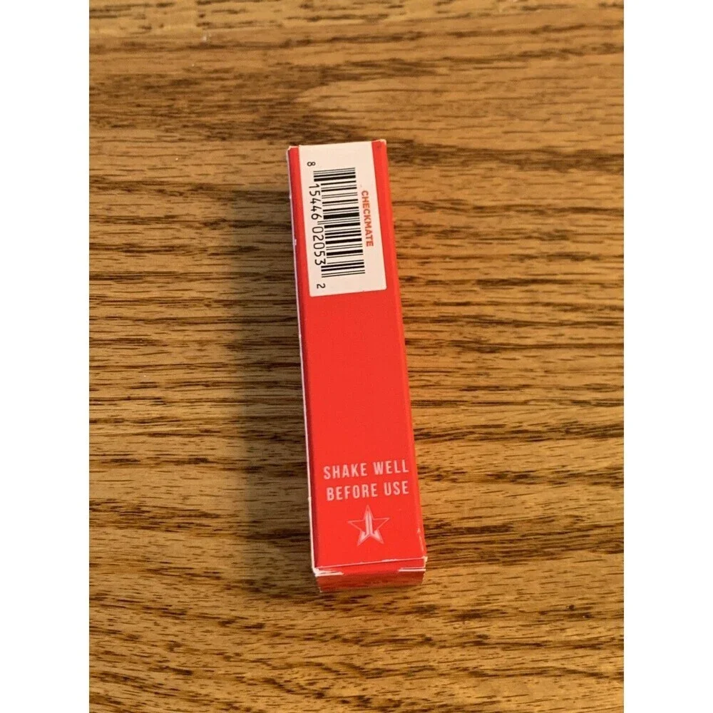 Jeffree Star Liquid Velour Lipstick-Checkmate-Discontinued NEW NIB Red Rare